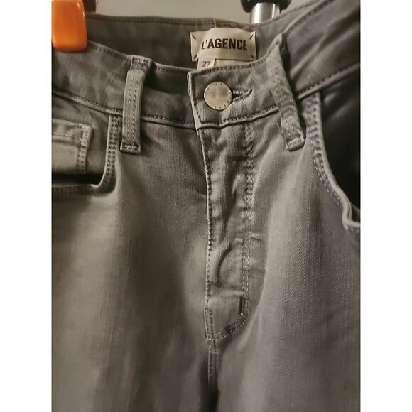 L’Agence Skinny Jeans Size 27 Stretch Pockets CR50 NWOT Excellent Comfy - Picture 2 of 6